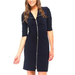 Joseph Ribkoff Navy Midi Dress